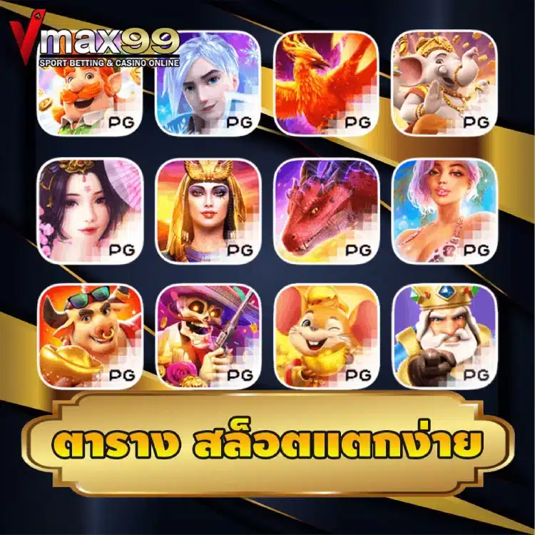 ตาราง สล็อตแตกง่าย